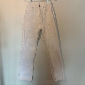 Zara White Jeans Size 0